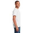 thumbnail image 6 of Gildan Short Sleeve T-Shirt for Men, Ultra Cotton Crewneck Classic Shirt, White, S, 6 of 6