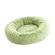 thumbnail image 1 of Cama nido de interior con forma de dona de peluche para cachorros, perros pequeños, medianos y grandes. verde, 1 of 8