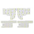 thumbnail image 1 of Panel de luz de mapa de cúpula de coche 54LEDs 4PCS Bombilla de luz de techo interior de coche Alto brillo 12V 5W 8000LM Anti oxidación para automóvil, 1 of 7