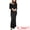 Black, variant on Women's Stylish Bodycon Off Shoulder Maxi Dress M Black
