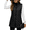 Black, variant on Cuteduck Women's Vest Fall Spring Sleeveless Stand Collar Long Lightweight Quilted Pocketed Zipper Casual Jacket S-2XL