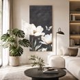 thumbnail image 2 of Canvas Wall Art, Farmhouse Floral Framed Canvas Prints for Living Room Hallway, Magnolia Flowers Vintage Blackboard Oversized Gallery Wrapped Wall Decor for Home Office, Gifts, 30"x60" Ship Next Day, 2 of 9