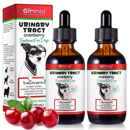 Urinary Tract for Dogs,Dog Urinary Tract Infection Treatment Drops Supports Bladder, Kidney Stone and Dog UTI - 2Pack