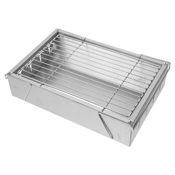 RENACLIPY Portable Stainless Steel Grill - Lightweight for Camping, Outdoor Cooking, Tailgating, and Picnics