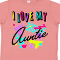 thumbnail image 4 of Inktastic I Love my Auntie- 80s retro style Boys or Girls Toddler T-Shirt, 4 of 5
