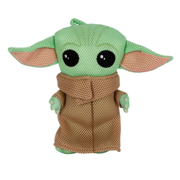 Baby Yoda Kids Bath Scrubby, Bath Accessory, Microfiber, Green, Star Wars