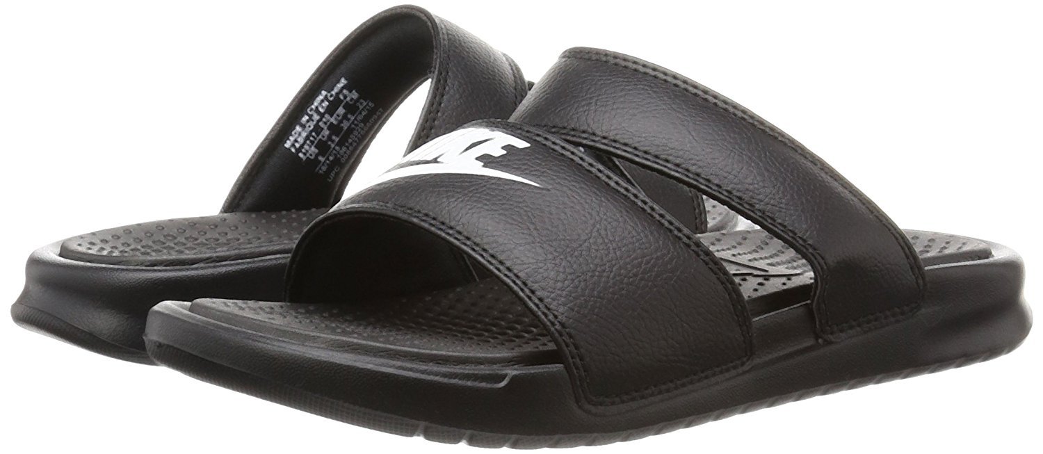 nike duo slides black
