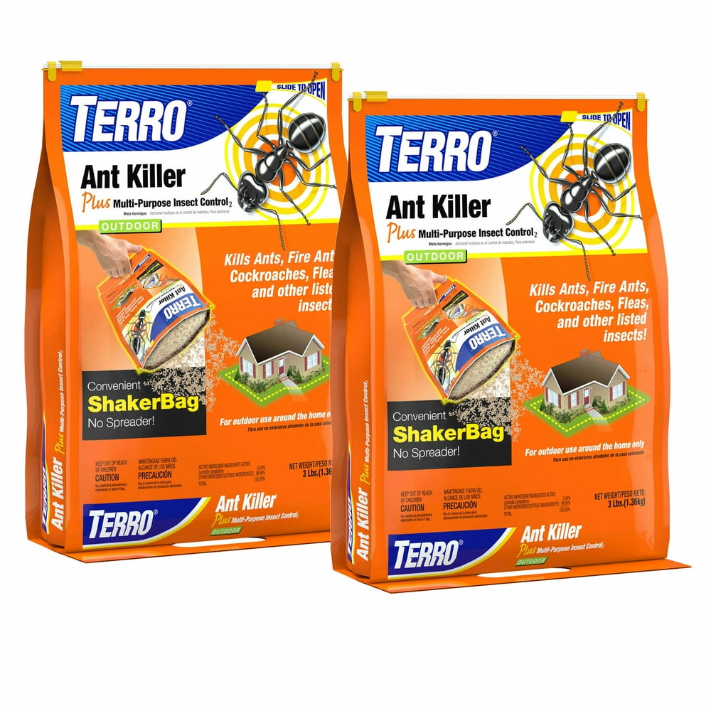 TERRO 3 lb Ant Killer Plus MultiPurpose Insect Control 2 Pack