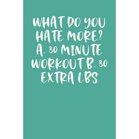 What Do You Hate More? A. 30 Minute Workout B. 30 Extra Lbs: Keto Diet Journal