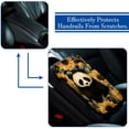thumbnail image 5 of Panda Soft Comfortable Furry Printed Car Armrest Pad Mat Armrest Accessories 12.5x8.2 Inch, 5 of 6