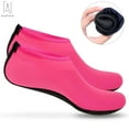 thumbnail image 2 of Gustave Skin Water Barefoot Shoes For Men & Women Aqua Beach Socks Yoga Exercise Pool Swim Slip On Surf Shoes "Pink,XXL", 2 of 7