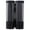 Black 2 Chamber, variant on Senya Shampoo and Conditioner Dispenser,Shower Soap Dispenser 2 Chamber No Drill Wall-Mounted Shampoo