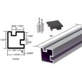 thumbnail image 5 of CRL 6406318 Satin Anodized 18" Corner Aluminum Counter Post, 5 of 5
