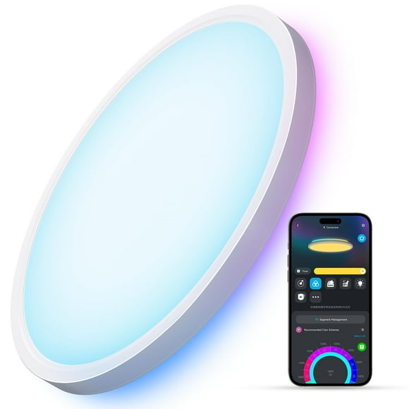 Lámpara de techo Govee Smart RGBIC LED 2400LM 12 pulgadas 220V