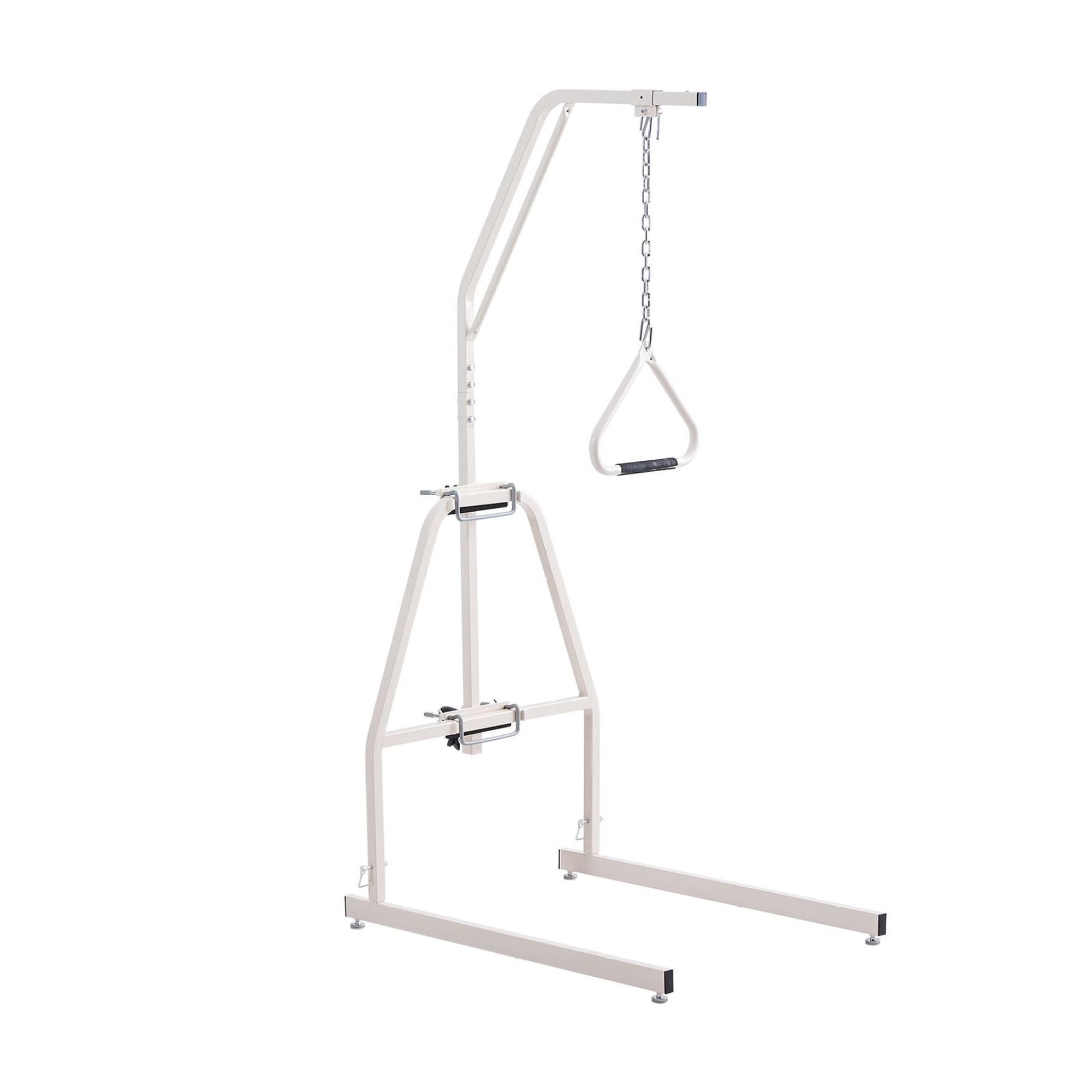 Bed Trapeze for Elderly, Bedside Assist Bar with Floor Stand, 250lbs Capacity, Portable Bed Rail for Mobility, Senior Patient Transfer Aid for Home, Hospital, Nursing Home