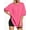 A-Short Sleeve Barbie Pink, variant on Oversized T Shirts for Women Crewneck Loose Fit Tees Summer Tops