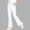 White, variant on Kids' Solid Color Flare Leg Pants, Casual Bell Bottom Style with Pockets, Comfortable for Boys and Girls, Ideal for School & Daily Activities, 4-12 Years White 5-6 Years