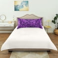 thumbnail image 6 of GZHJMY Satin Pillowcase for Hair and Skin, Purple Leopard Cooling Pillow Case with Envelope Closure Soft Breathable Silk Satin Pillow Cover for Sleeping Standard Size 26x20 in Home Decor, 6 of 7