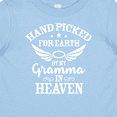 thumbnail image 4 of Inktastic Handpicked for Earth By My Gramma in Heaven with Angel Wings Boys or Girls Baby T-Shirt, 4 of 5