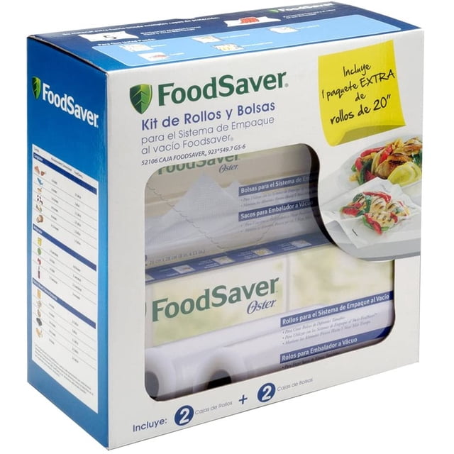 Kit Empaque Al Vacio Food Saver Bolsas Y Rollos foodsaver Bolsas Bolsa y Rollo