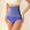 🔥 Blue, variant on YYV High-Waist Seamless Shaping Briefs Hip-Lift Control No-Roll Design Breathable Stretch Fabric Cotton Lined Crotch Invisible Fit Everyday Shapewear Comfortable Support Panties