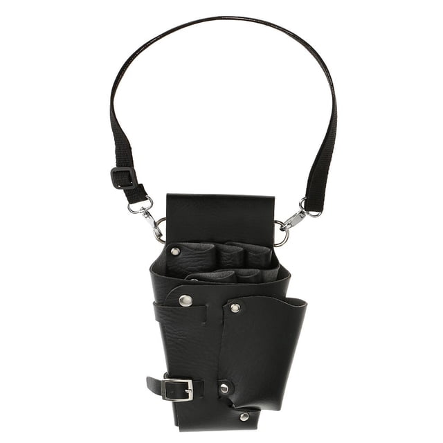 Tijeras Clips Bolsa Organizador de Peluquería Antidesgaste PU shamjiam Bolso de cintura de tijeras de peluquero