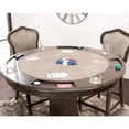 thumbnail image 4 of Sunset Trading Vegas 42.5" Round Wood Dining/Chess/Poker Table in Gray, 4 of 6