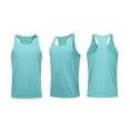 thumbnail image 6 of Busydd Mens Tank Top Breathable Comfy Round Neck Sleeveless Undershirts Casual Solid Color Running Workout Shirts for Men M, 6 of 10