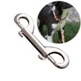 thumbnail image 2 of Hebilla de acero inoxidable de un solo cabezal para mascotas, correa para perros, cadena para perros de doble cabezal, hebilla de buceo, hebilla universal, hebilla para perros, llavero., 2 of 5