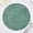 Turquoise, variant on Fennco Styles Hand Beaded Spiral Swirl Design Placemat 14" Round, 1-Piece - Turquoise Wood Beads and Jute Table Mat for Home Décor, Family Gathering, Banquets, Everyday Use and Special Occasion