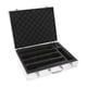 thumbnail image 5 of Estuche para micrófono, Caja de almacenamiento para micrófono con esponja, Estuche rígido para micrófono Estuche rígido para micrófono para escenario, Argenta sosteniendo 4 Hugo Estuche de transporte para micrófono, 5 of 10