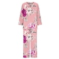 thumbnail image 5 of SnZhen Two Piece Sets for Women Women's Casual Printed Long Sleeved Round Neck Top With Pants Set, 5 of 5