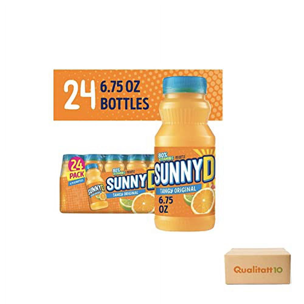 SunnyD Tangy Original Orange Flavored Citrus Punch 6.75 Fl oz 24 pack by Qualitatt