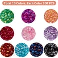 thumbnail image 3 of 1000pcs Glass Lampwork Beads for Jewelry Making Adults 10 Colors 4mm Beads DIY, 3 of 9