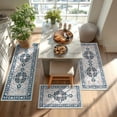 thumbnail image 3 of Kitchen Rug and Mat, Yamaziot Boho Kitchen Runner Rug Set of 3, Non Slip Washable Farmhouse Mat for Hallway Floor, Laundry Room, 3 of 10