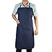 thumbnail image 3 of Waterproof Rubber Vinyl Apron with 2 Pockets - Chemical Resistant Work Cloth - Adjustable Bib Butcher Apron - Best for DishWashing, Lab Work, Butcher, Dog Grooming, Cleaning Fish (Blue), 3 of 4