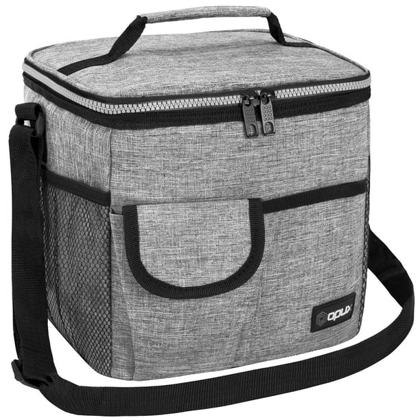 OPUX Large Insulated Lunch Bag for Men Women, Leakproof Thermal Lunch Box Work School, Soft