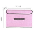 thumbnail image 3 of Foldable Storage Box With Lid - Large & Small 2-Piece Set, Non-Woven Fabric Organizer for Closet, Office, Toy Storage, Foldable Design Saves Space, 3 of 6
