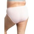 thumbnail image 6 of Fit for Me by Fruit of the Loom Women's Plus Size Breathable Underwear, Micro-Mesh Hi-Cut Panties, 6-Pack, Sizes 1X - 5X, 6 of 12