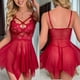 thumbnail image 1 of Lencería Sexy sin entrepierna para mujer, ropa de dormir, pijama, de encaje vestido de noche, disfraces eróticos, ropa interior exótica femenina, camisón, G-string, 1 of 4