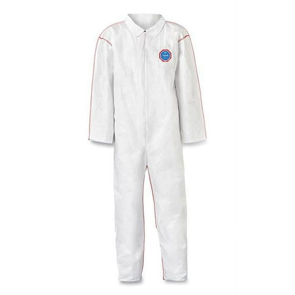 DuPont - ST120SWH3X002500 - DuPont Tyvek 400 SFR Coveralls: Collar, Open Wrists and Ankles, 3X-Large