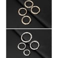 thumbnail image 4 of 10Pcs Round Spring Ring Buckle O-Ring for Loose-leaf Notebook Finish Ring Diy, 4 of 5