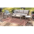 thumbnail image 3 of Jill Zarin Outdoor Collection Area Rug - Turks and Caicos (4' 1" x 6' 1" Rectangle Rust Red/Ivory), 3 of 3