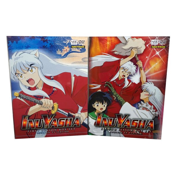 2 BOX SET First & Second Season Inuyasha SEASON 1 & 2 DVD Box Set