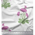thumbnail image 1 of Soimoi Moss Georgette Fabric Leaves & Floral Block Decor Fabric Printed Yard 42 Inch Wide, 1 of 3