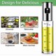 thumbnail image 5 of Enhanced cooking oil sprayer oil spray bottle cooking oil sprayer olive oil sprayer for salad, barbecue, kitchen baking (2 pieces), 5 of 5