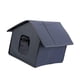 thumbnail image 2 of Casa para gatos callejeros, cama para perros, casa para gatitos, impermeable, cálida, nido para gatos, resistente a la intemperie Punta gris, 2 of 9