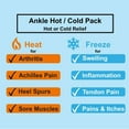 thumbnail image 6 of Ankle/Sport Foot Ice Therapy Wrap,Hot Cold Ice Gel Pack for Sprained Ankles, Swelling Feet,Reusable, 6 of 6