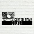 thumbnail image 4 of Handmadetneonsign Golfer Metal Nameplate, Golfer Desk Name Plate, Golfer Desk Nameplate, 4 of 4