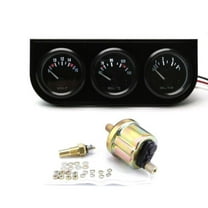 2'' 52mm Auto Car Meter 3In1 Volt Meter Oil Temp Gauge Oil Pressure Gauge Kit